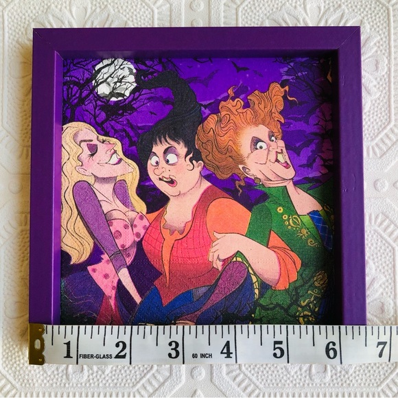 Handmade Halloween Hocus Pocus Frame Decor - Picture 3 of 9